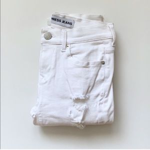 HP!!🌟 Like New! EXPRESS Mid Rise Distress Denim